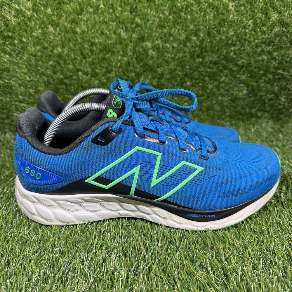 New Balance Fresh Foam 680v7 Shoes Mens Size 10.5 Blue Running Sneakers M680LB8